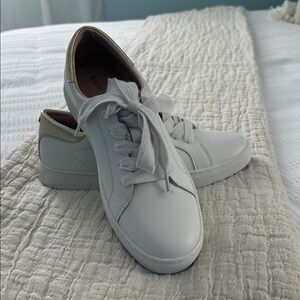 Kate Spade Women's White and Gold Sneakers